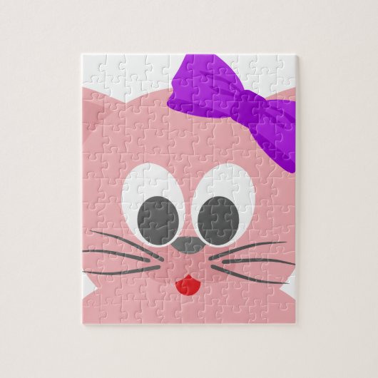 Cute Cat 3 Legpuzzel (Verticaal)