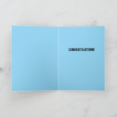 Cute Cat Afstuderen Kaart (Binnen)