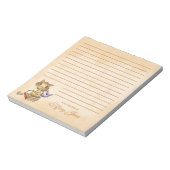 Cute Cat and Books Notitieblok (Linkerzijde)