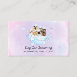 Cute Cat and Dog grooming Pet boutique Visitekaartje