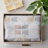 Cute Cat and Dog Pattern Tissuepapier (Geschenk)