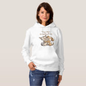 Cute cat and dog puppie best friends hoodie (Voorkant volledig)