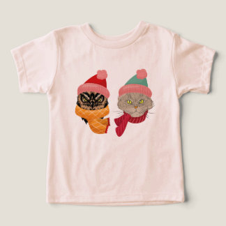 cute cat and owl christmas