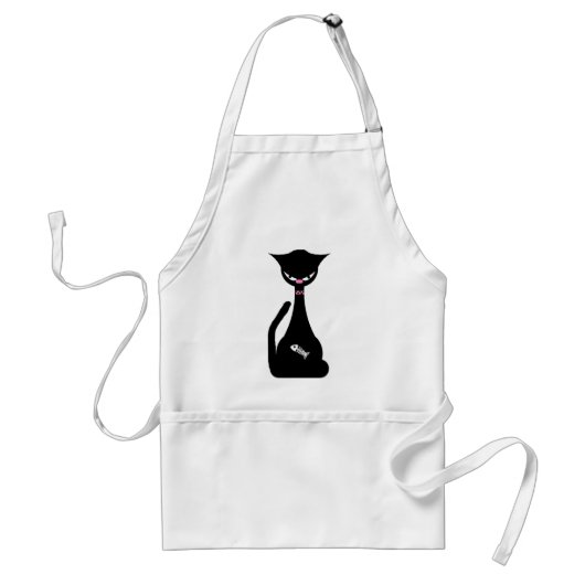 Cute Cat Apron Standaard Schort (Voorkant)