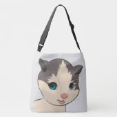 CUTE CAT ART KITTEN TAS PURSE (Achterkant)