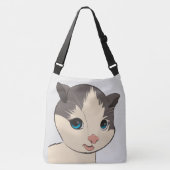 CUTE CAT ART KITTEN TAS PURSE (Voorkant)