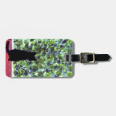 Cute Cat Art, zwart Kat schilderen Bagagelabel (Voorkant horizontaal)