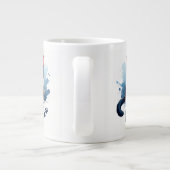 Cute Cat Artwork Mug – Gift for Animal Lovers Grote Koffiekop (Achterkant)
