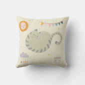 Cute cat baby Nursery-worstkussen Kussen (Achterkant)