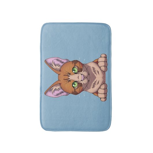 Cute Cat Badmat (Voorkant Verticaal)