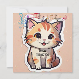 Cute Cat Bedankkaart