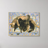 CUTE CAT-BETALING CANVAS AFDRUK (Voorkant)