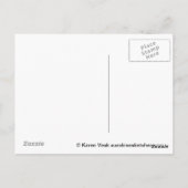 Cute Cat Birds kerstvakantie briefkaart (Achterkant)