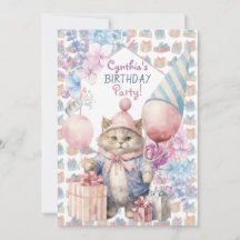 Cute Cat Birthday Party