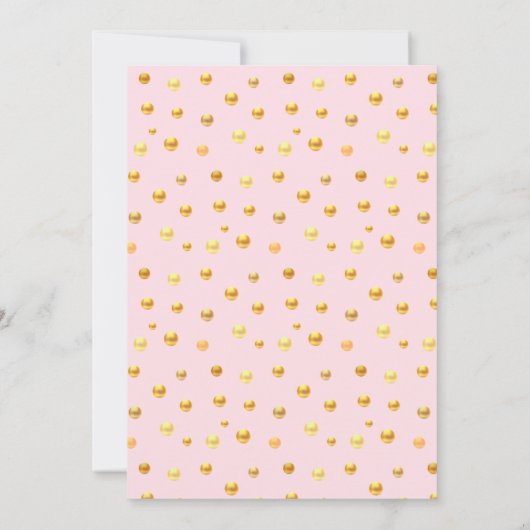 Cute Cat Birthday Uitnodiging (Achterkant)