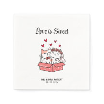 Cute Cat Bride en Groom