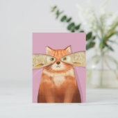 Cute Cat Briefkaart (Staand voorkant)