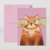 Cute Cat Briefkaart (Voorkant / Achterkant)