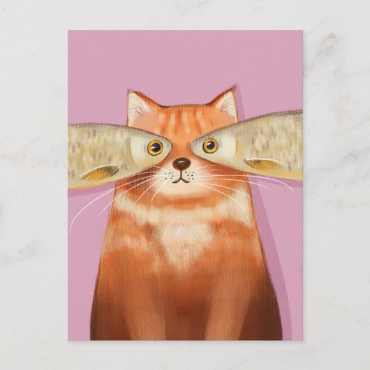 Cute Cat Briefkaart (Voorkant)