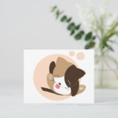 Cute Cat Briefkaart (Staand voorkant)