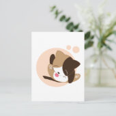 Cute Cat Briefkaart (Staand voorkant)