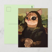 Cute Cat Briefkaart (Voorkant / Achterkant)