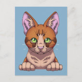 Cute Cat Briefkaart (Voorkant)