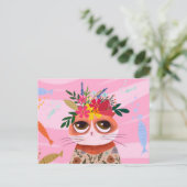 Cute Cat Briefkaart (Staand voorkant)