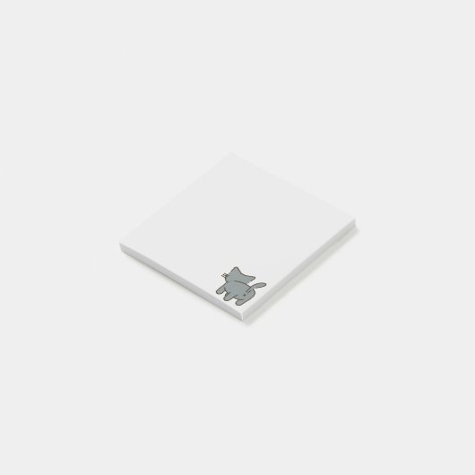 Cute Cat But Post-it® Notes (Schuin)