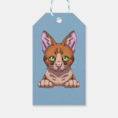 Cute Cat Cadeaulabel (Voorkant)