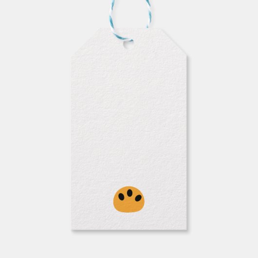 Cute Cat Cadeaulabel (Achterkant)