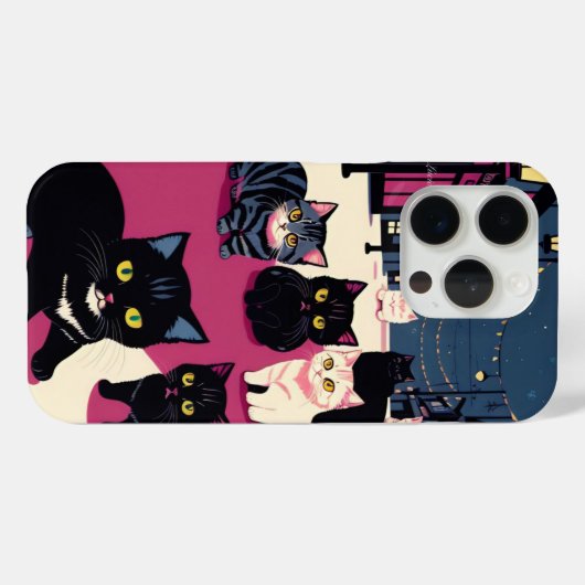 CUTE CAT Case-Mate iPhone CASE (Achterkant (horizontaal))
