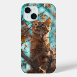Cute Cat iPhone 15 Case