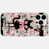 Cute Cat Case-Mate iPhone Case (Achterkant (horizontaal))