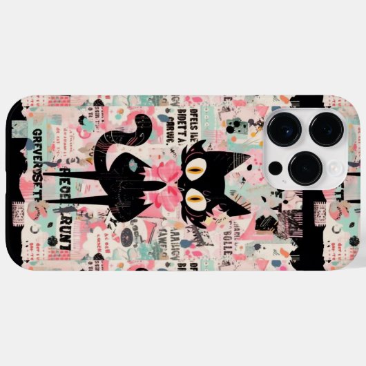 Cute Cat Case-Mate iPhone Case (Achterkant (horizontaal))