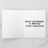 CUTE CAT CHRISTMAS GREETING CARD BEDANKKAART (Binnen)