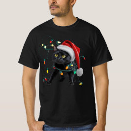 Cute Cat Christmas T-shirt