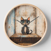 Cute Cat Clock (Voorkant)