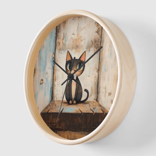Cute Cat Clock (Hoek)