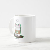 Cute Cat Coffee Koffiemok (Voorkant links)
