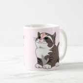 Cute Cat Coffee-Mok Koffiemok (Voorkant rechts)