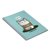 Cute Cat Coffee Notitieboek (Rechterzijde)