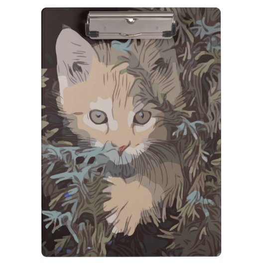 Cute Cat Collectie 3 Klembord (Voorkant)