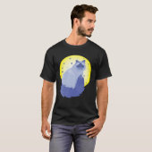cute cat  colorful of a blue kitten t-shirt (Voorkant volledig)