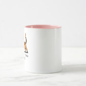 Cute Cat Couple Funny Kittens Valentijnsdag Mok (Midden)