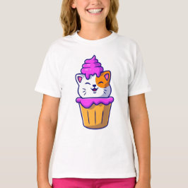 Cute Cat Cupcake T-shirt