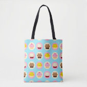 Cute Cat Cupcakes Tote Bag (Voorkant)