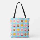Cute Cat Cupcakes Tote Bag (Achterkant)