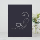 Cute Cat Design | Kat Lovers Flat Card (Staand voorkant)