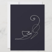 Cute Cat Design | Kat Lovers Flat Card (Achterkant)